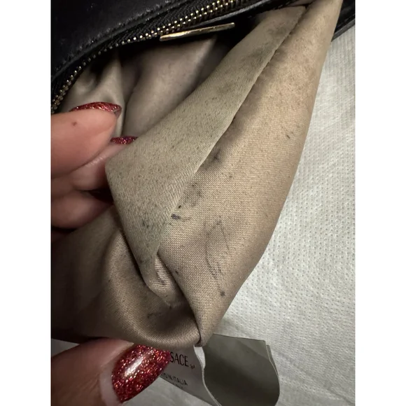 Gianni Versace Quilted Patent Leather Shoulder Bag - Picture 15 of 16